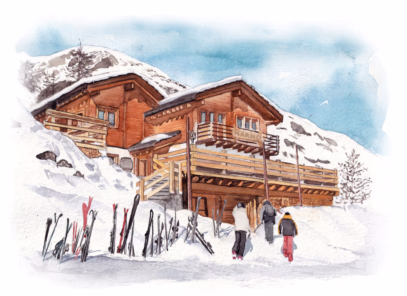 Marmo in winter — illustration from the official restaurant website