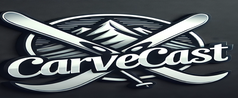 Logo for The Carve Cast - Ski Podcast